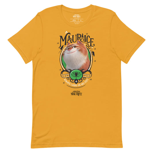 Maurice Always Lands On His Feet Unisex T-Shirt